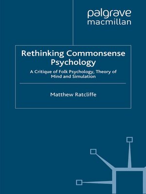 cover image of Rethinking Commonsense Psychology